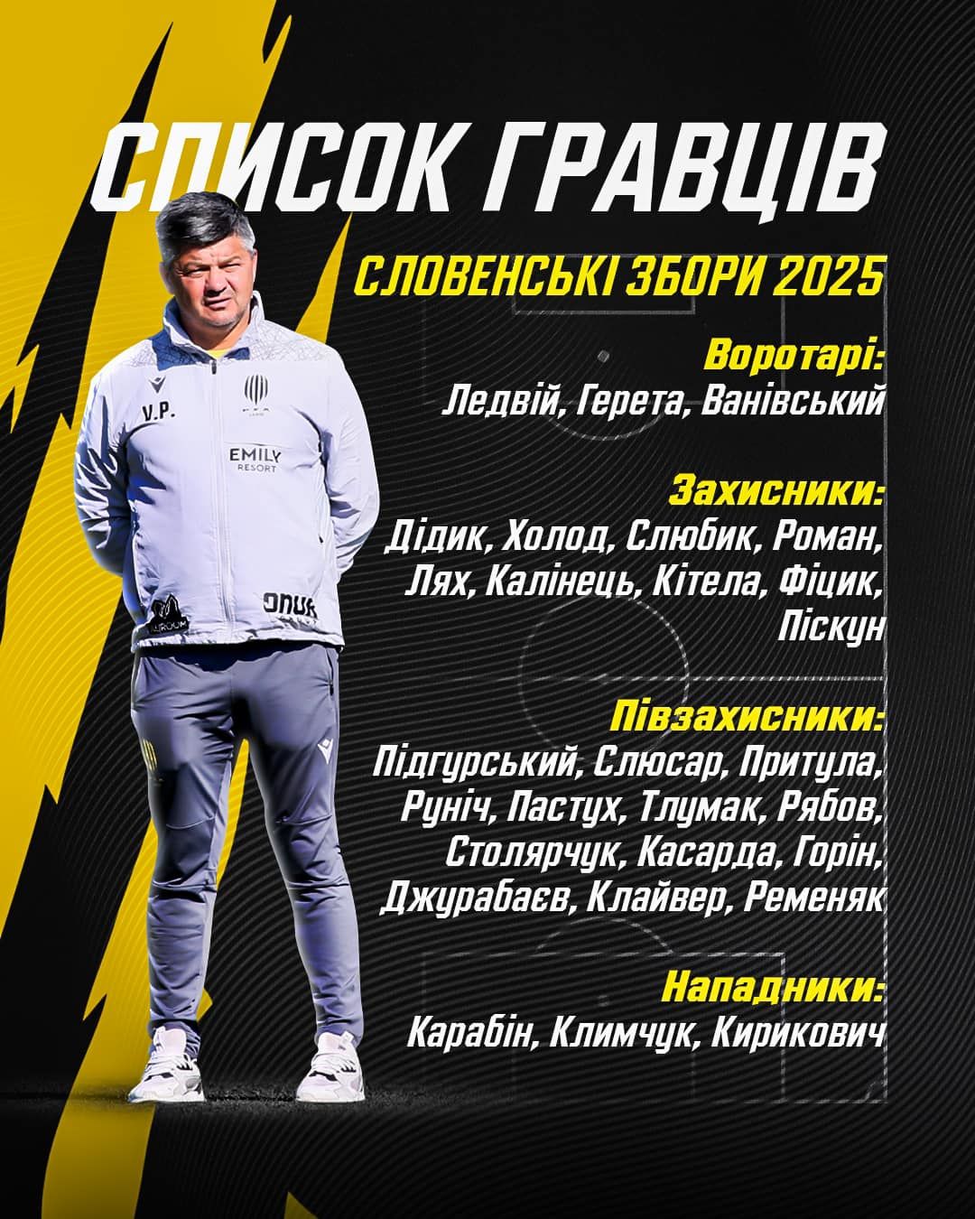Відомий список гравців Руху, які вирушили на збори у Словенію - Премьер-лига - изображение 1 Відомий список гравців Руху, які вирушили на збори у Словенію - изображение 1